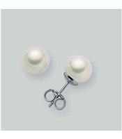 Orecchini Miluna Donna Le Perle in Oro bianco Perla 4.00 Ct PPN445BM - PPN445BM
